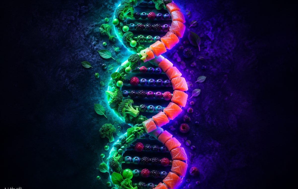 Healthy food representing DNA-guided nutrition and weight management