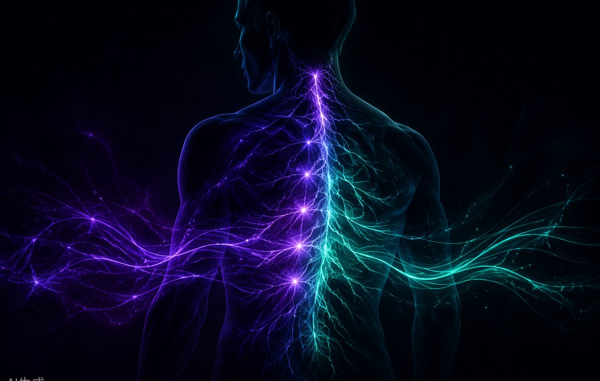 Neural pathways representing pain sensitivity genetics