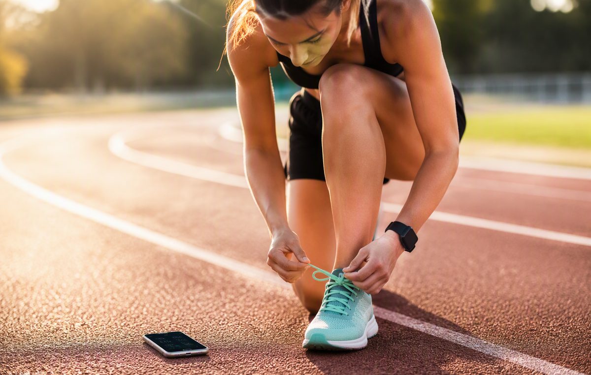 Athlete training with a performance plan built on GeneSport genetic insights
