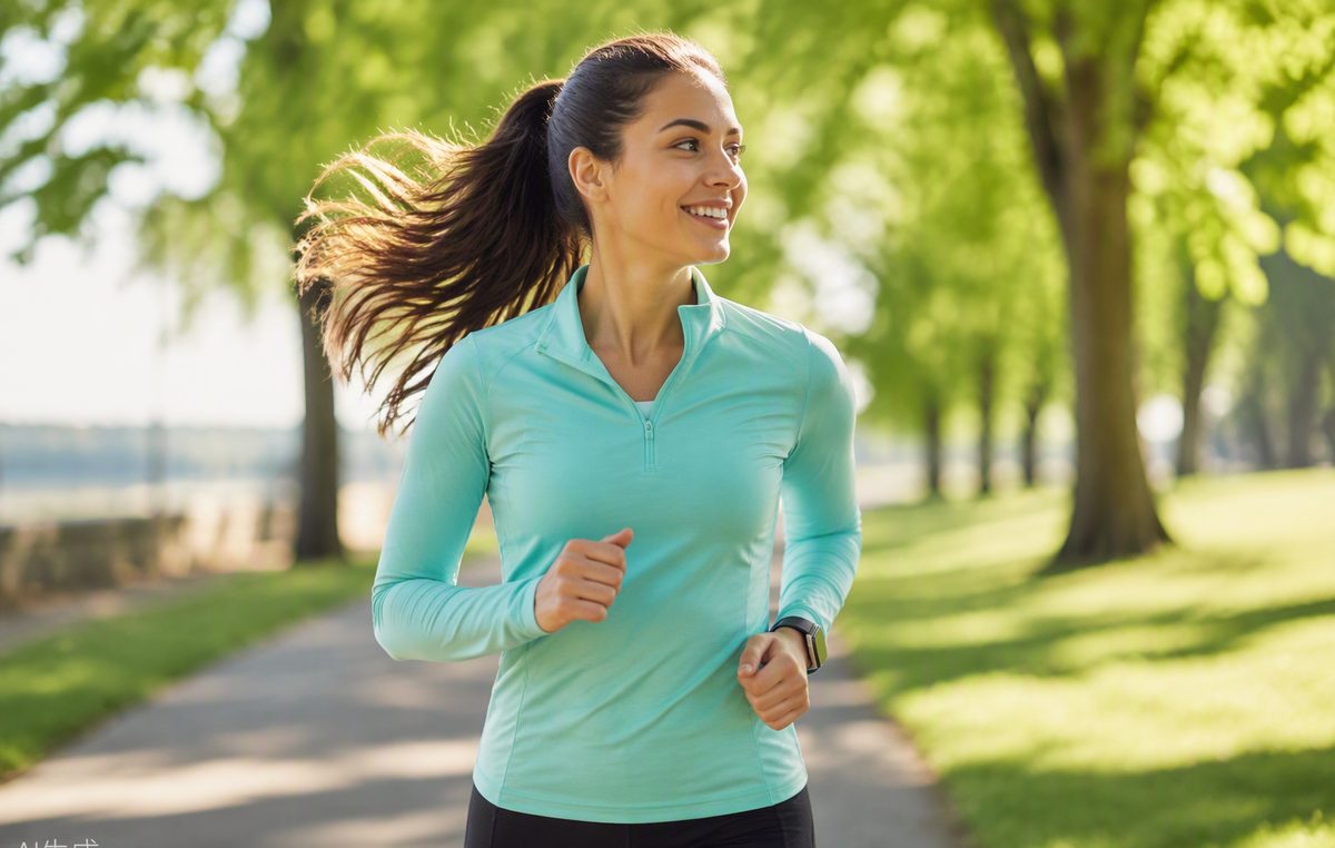 Person jogging outdoors, building stress resilience guided by GeneResilience insights