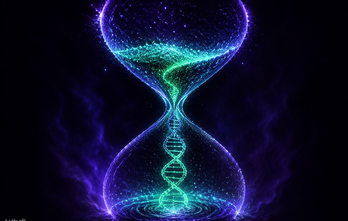 Healthy aging representing longevity genetics research