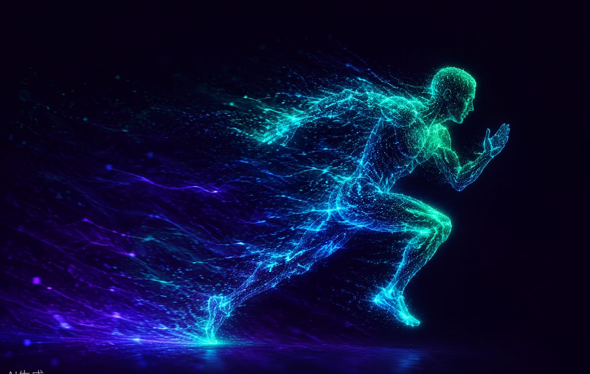 An athlete representing genetics in sports performance and injury prevention